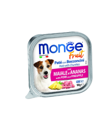 Monge Wet Dog Food Pâté with Chunkies Pork & Pineapple 100 g