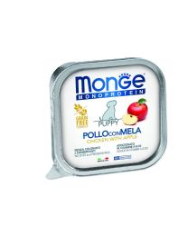 Monge Wet Dog Food Monoprotein Puppy Chicken with Apple 150 g