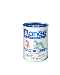 Monge Wet Dog Food Monoprotein Turkey 400 g