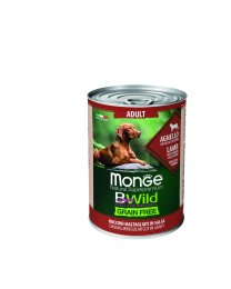 Monge BWild Nat Hondenvoer Lam met Pompoen & Courgette 400 g