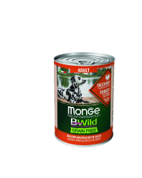 Monge BWild Wet Dog Food Turkey with Pumpkin & Zucchini 400 g