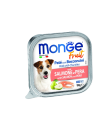 Monge Wet Dog Food Pâté with Chunkies Salmon & Pear 100 g