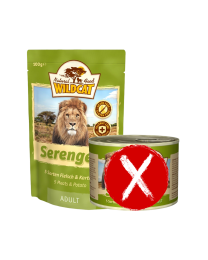 Wildcat Serengeti Nat Kattenvoer Adult 5 Vleessoorten met Aardappel 7 x 100 g