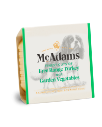 McAdams Wet Dog Food Free Range Turkey with Garden Vegetables 150 g