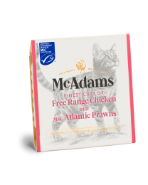 McAdams Wet Cat Food Free Range Chicken with Atlantic Prawns 100 g