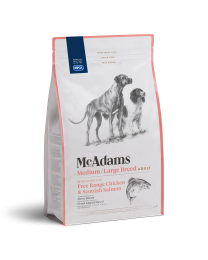 McAdams Hondenbrokken Medium & Large Breed Kip & Zalm