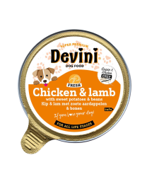 Devini Wet Dog Food Chicken & Lamb 85 g
