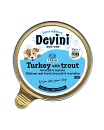 Devini Wet Dog Food Turkey & Trout 85 g