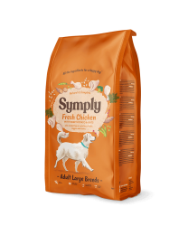 Symply Hondenbrokken Adult Large Breed Kip 12 kg