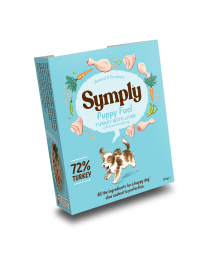 Symply Wet Dog Food Tray Puppy Fuel Turkey & Liver 395 g