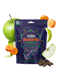 Yora Rewards Beloningssnoepjes Hond Insect met Appel & Wortel 100 g