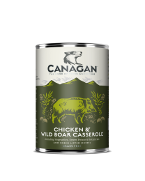 Canagan Wet Dog Food Chicken & Wild Boar Casserole 400 g